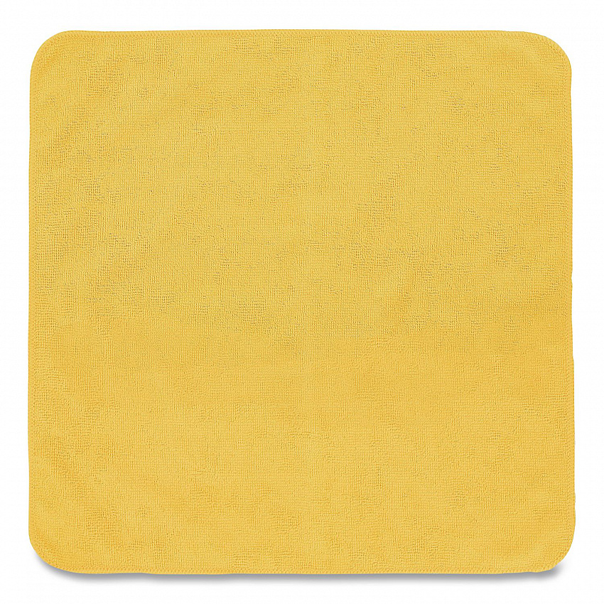 Microfiber Cleaning Cloths, 16 x 16, Yellow, 24/Pack (1820584)