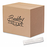 Individually Wrapped Mediumweight Cutlery, Knife, Plastic, White, 1,000/Carton (1101000)