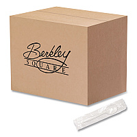 Individually Wrapped Mediumweight Cutlery, Soup Spoon, Plastic, White, 1,000/Carton (1104000)