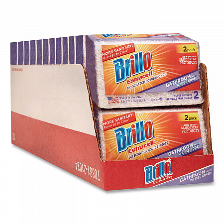Estracell Bathroom Sponge, 4.5 x 2.75, 1.12