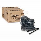 Caterline Tongs, Plastic, 9", Black, 48/Carton (A7TSBL)