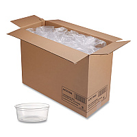 Deli Containers, 8 oz, Clear, Plastic, 50/Pack, 10 Pack/Carton (APCTR08)