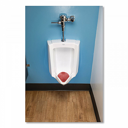 Urinal Screen, Cherry Scent, Red, 1.8 oz, Dozen (1008)