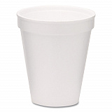 Foam Drink Cups, 8 oz, White, 1,000/Carton (221966)