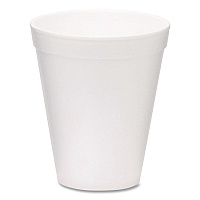 Foam Drink Cups, 12 oz, White, 1,000/Carton (221971)