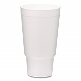 Foam Drink Cups, 32 oz, White, 400/Carton (221983)