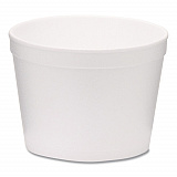 Foam Containers, Tall Style, 12 oz, White, 500/Carton (221998)