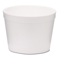 Foam Containers, Tall Style, 12 oz, White, 500/Carton (221998)