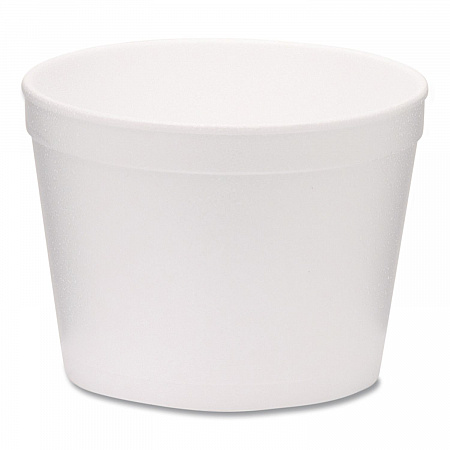Foam Containers, Tall Style, 12 oz, White, 500/Carton (221998)
