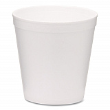 Foam Containers, Tall Style, 16 oz, White, 500/Carton (221999)