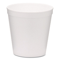 Foam Containers, Tall Style, 16 oz, White, 500/Carton (221999)