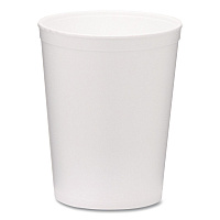 Foam Containers, Tall Style, 32 oz, White, 250/Carton (222001)