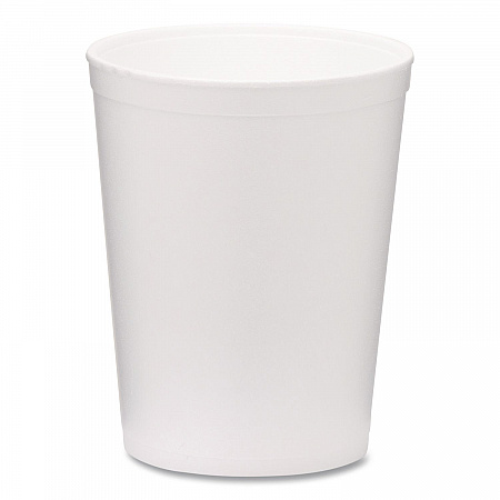 Foam Containers, Tall Style, 32 oz, White, 250/Carton (222001)