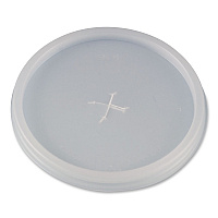 Plastic Lids for Foam Cups and Bowls, Slotted, Fits 8 oz to 10 oz Hot Cup, Translucent, 1,000/Carton (222077)