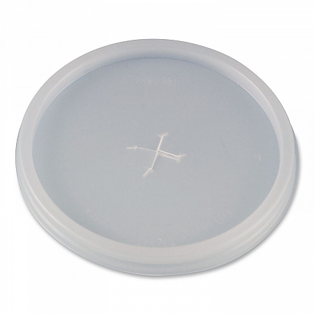 Plastic Lids for Foam Cups and Bowls, Slotted, Fits 8 oz to 10 oz Hot Cup, Translucent, 1,000/Carton (222077)