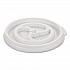 Plastic Lids for Foam Cups and Bowls, Slotted, Fits 8 oz to 10 oz Hot Cup, White, 1,000/Carton (222078)
