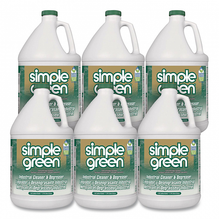 Industrial Cleaner and Degreaser, Concentrated, 1 Gallon Bottle, 6/Carton (13005CT)