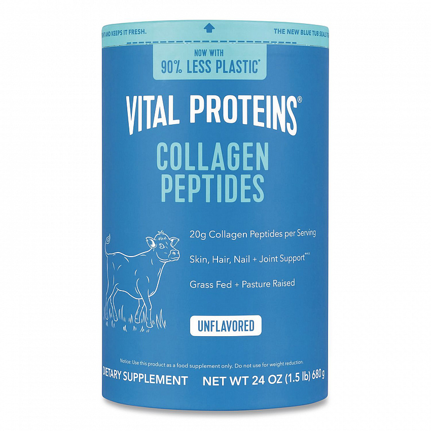 Collagen Peptides Unflavored Powder, Unflavored, 24 oz Bottle (22002620)
