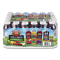 100% Fruit Juice Variety Pack, Assorted Flavors, 10 oz Bottle, 24/Carton (22002662)