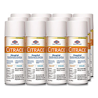 Citrace Hospital Disinfectant and Sanitizer, Citrus Scent, 14 oz Aerosol Spray, 12/Carton (49100)