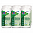 CloroxPro EcoClean Disinfecting Wipes, 1-Ply, 8 x 7, Unscented, White, 75 Count, 6/Carton (60605CT)