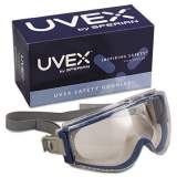 Honeywell Uvex Stealth Safety Goggles, Teal Frame, Clear Lens (S39610C)