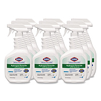 Hydrogen-Peroxide Cleaner/Disinfectant, Unscented, 32 oz Spray Bottle, 9/Carton (30828)