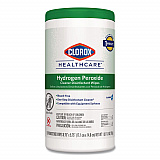 Hydrogen Peroxide Cleaner Disinfectant Wipes, 6.75 x 5.75, Unscented, 155 Wipes/Canister (30825EA)
