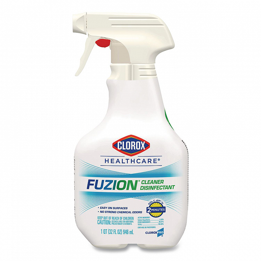 Fuzion Cleaner Disinfectant, Unscented, 32 oz Spray Bottle (31478EA)