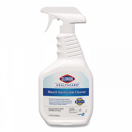 Bleach Germicidal Cleaner, Unscented, 32 oz Spray Bottle (68970EA)