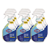 CloroxPro Clean-Up Disinfectant Cleaner with Bleach, Fresh Scent, 32 oz Smart Tube Spray Bottle, 9/Carton (35417CT)