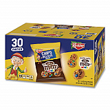 Mini Cookie Snack Packs, Chocolate Chip/M and Ms, 1.6 oz. Pouch, 30 Pouches/Carton (20900466)