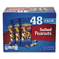 Salted Peanuts, 1 oz Pack, 48/Box (22000760)
