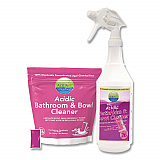 Aqua ChemPacs Acidic Bathroom and Bowl Cleaner, Lavender Scent, 4 g Packets, 12 ChemPacs/Bag with 1 qt Spray Bottle (9320999)