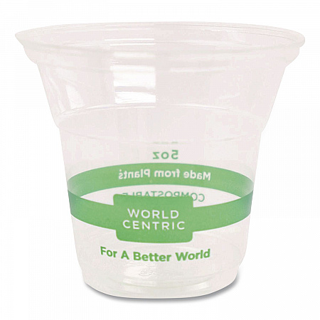 PLA Clear Cold Cups, 5 oz, Plastic, Clear, 2,000/Carton (CPCS5)