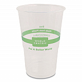 PLA Clear Cold Cups, 9 oz, Plastic, Clear, 2,000/Carton (CPCS9)