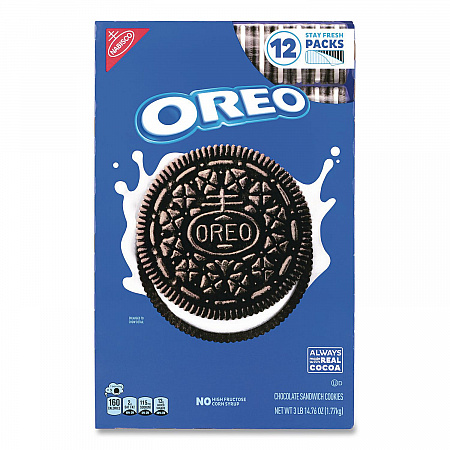 Cookies, Chocolate, 12 Individually Wrapped Sleeves, 3 lb 14.67 oz Box, 1 Box/Carton (22002637)