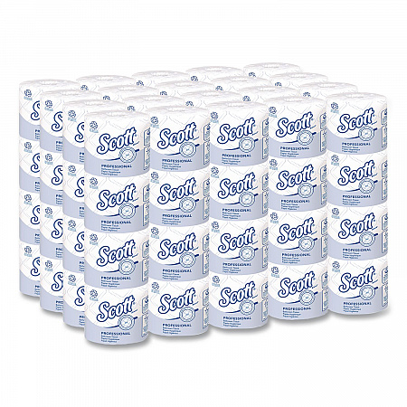 Essential 100% Recycled Fiber SRB Bathroom Tissue, Septic Safe, 2-Ply, White, 473 Sheets/Roll, 80 Rolls/Carton (13217)
