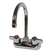 WorkForce Standard Duty Faucet, 9.5" Height/5" Reach, Chrome-Plated Brass (BKFW5GM)