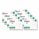 Sensitive Skin Bath Bar, Unscented, 3.75 oz, 8 Bars/Pack, 9 Packs/Carton (CB613789)