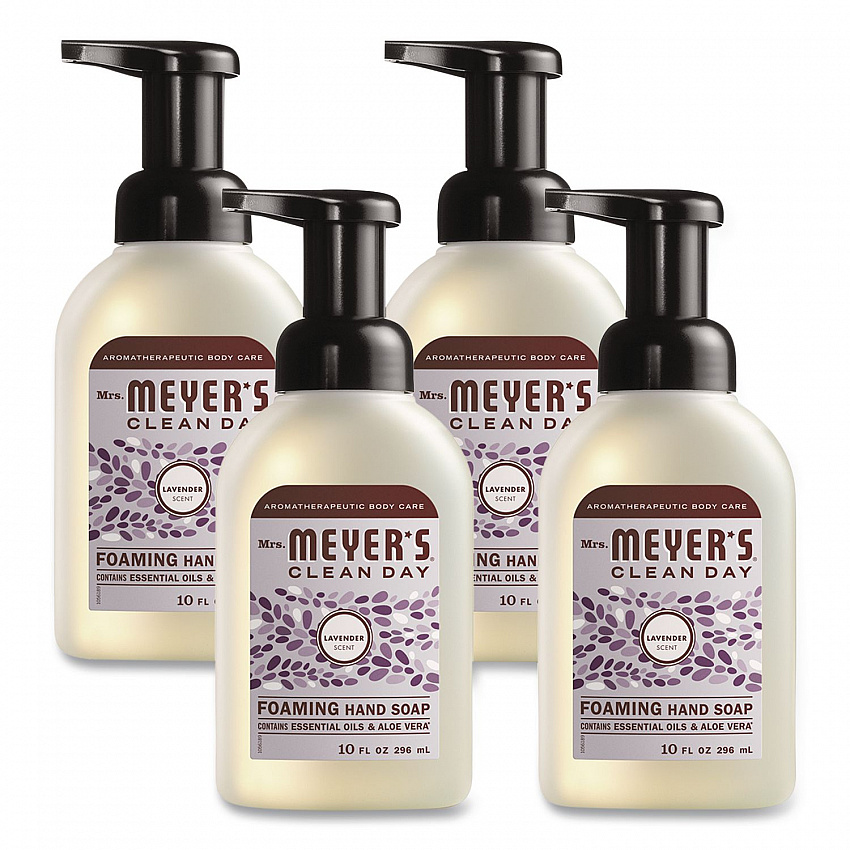 Clean Day Foaming Hand Soap, Lavender Scent, 10 oz, 4/Carton (379557)