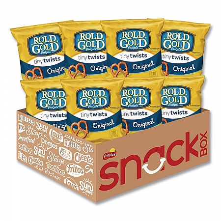 Tiny Twists Pretzels, 1 oz Bag, 88/Carton (32430)