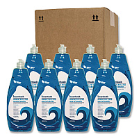 Manual Pot and Pan Dish Detergent, Fresh Breeze Scent, 38 oz Bottle, 8/Carton (4856)