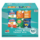 Cool and Tangy Mix Variety Pack, Assorted Flavors, 1 oz Bags, 50 Bags/Carton (22002669)