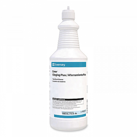 Crew Clinging Plus Toilet Bowl Cleaner, 32 oz Bottle, 12/Carton (9302467)