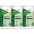 CloroxPro EcoClean Disinfecting Wipes, 1-Ply, 7 x 8, Unscented, White, 3/Carton (60787CT)