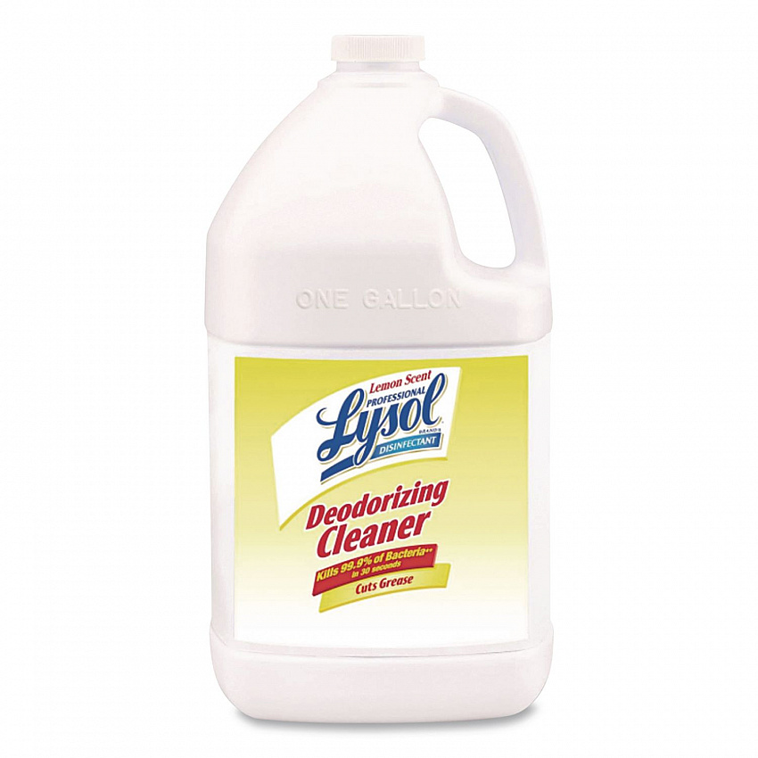 Disinfectant Deodorizing Cleaner Concentrate, Lemon Scent, 1 gal Bottle (76334)