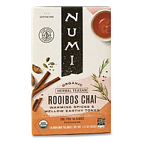 Organic Teas and Teasans, 1.71 oz Filterbag, Rooibos Chai, 18/Box (10200)