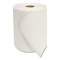 Morsoft Universal Roll Towels, 1-Ply, 8" x 1,000 ft, White, 6 Rolls/Carton (W61000)