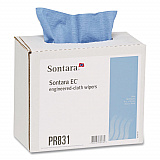 Sontara EC Wipers, 16.5 x 9, Blue, Interfold Dispenser Box, 100 Wipers/Box, 8 Boxes/Carton (PR831)